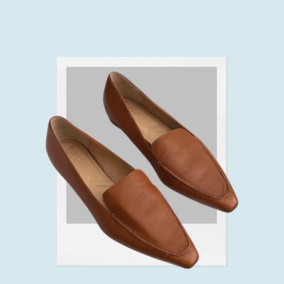 Franco Sarto Flats Loafer Belamour Saddle Medium Brown Loafers Womens 11 NEW - Picture 4 of 9